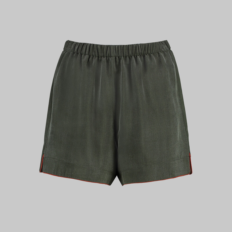 Kimera Cupro Şort Yeşil 