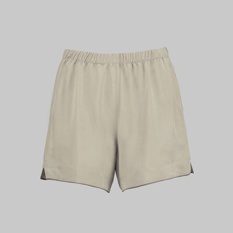 Kimera Cupro Şort Bej 