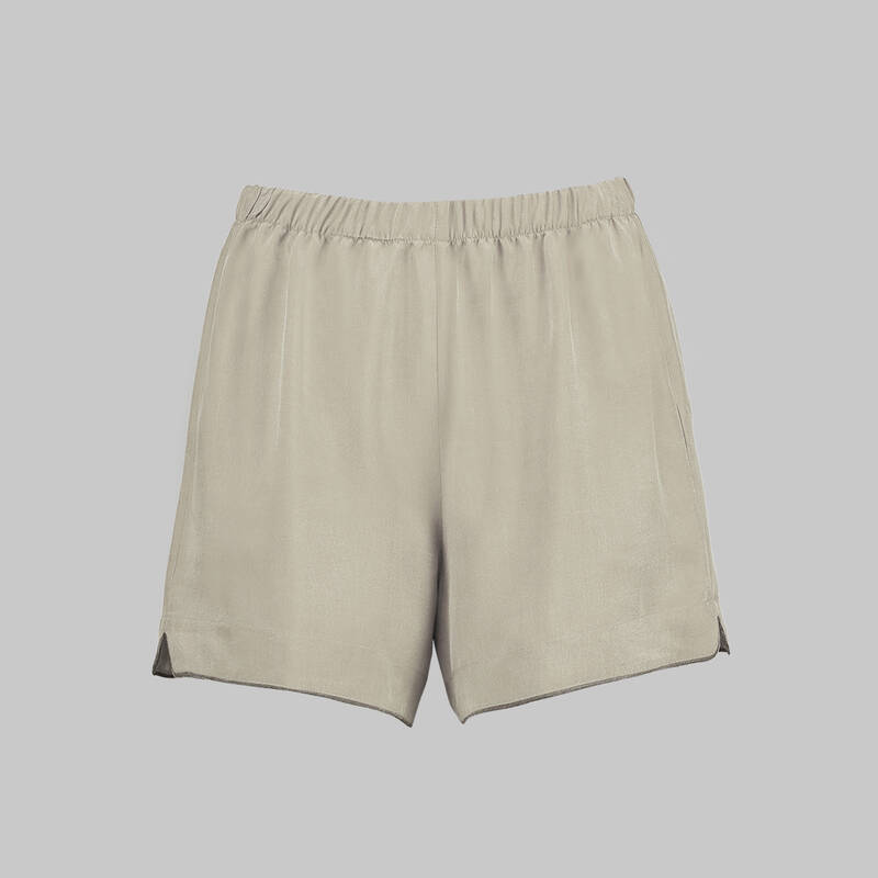 Kimera Cupro Şort Bej - 1