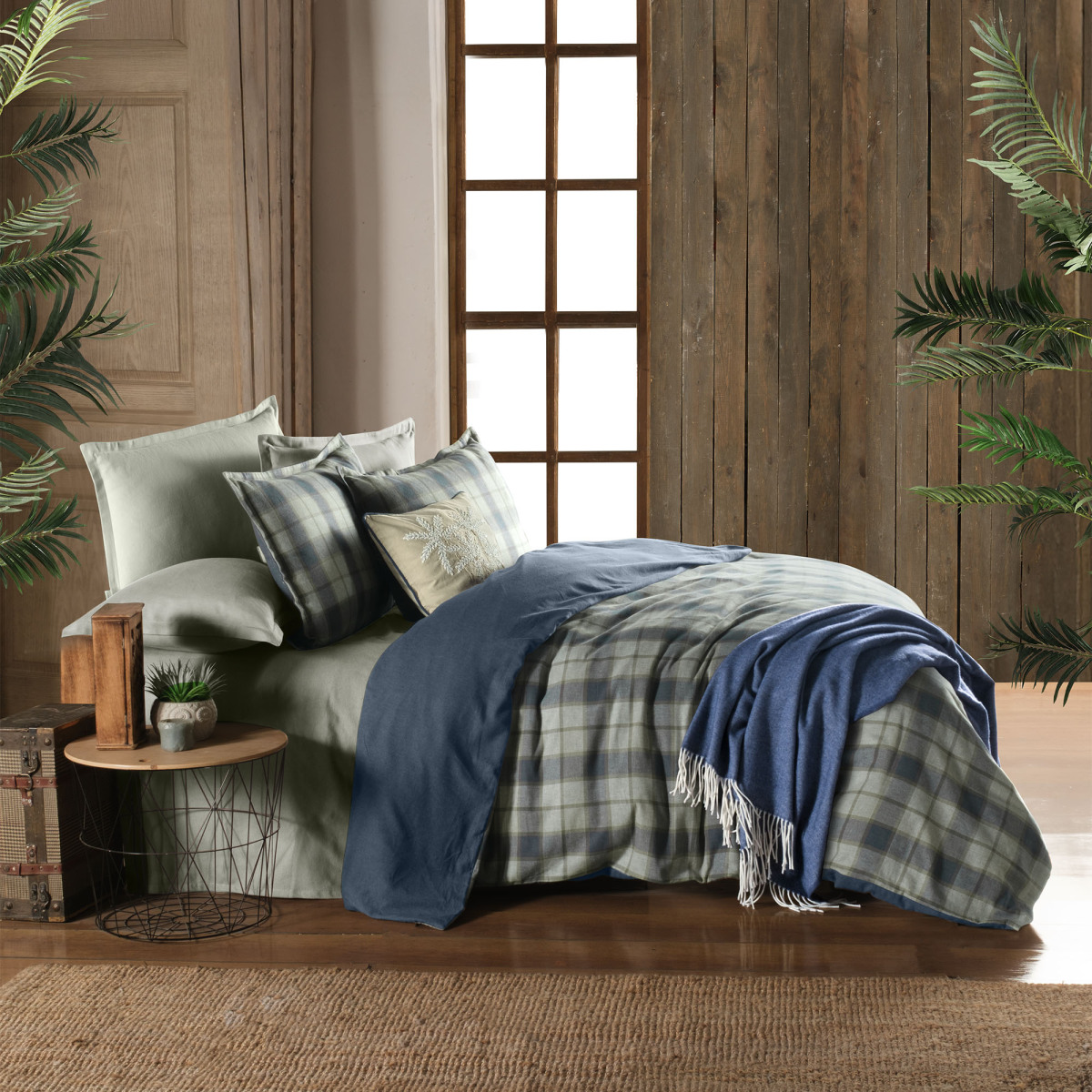 Kinross Flanel Nevresim Takımı King Size - 1