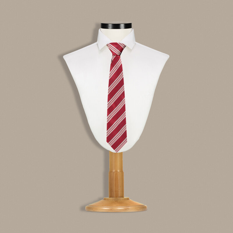Kırmızı Renk Çizgili Kravat C118 