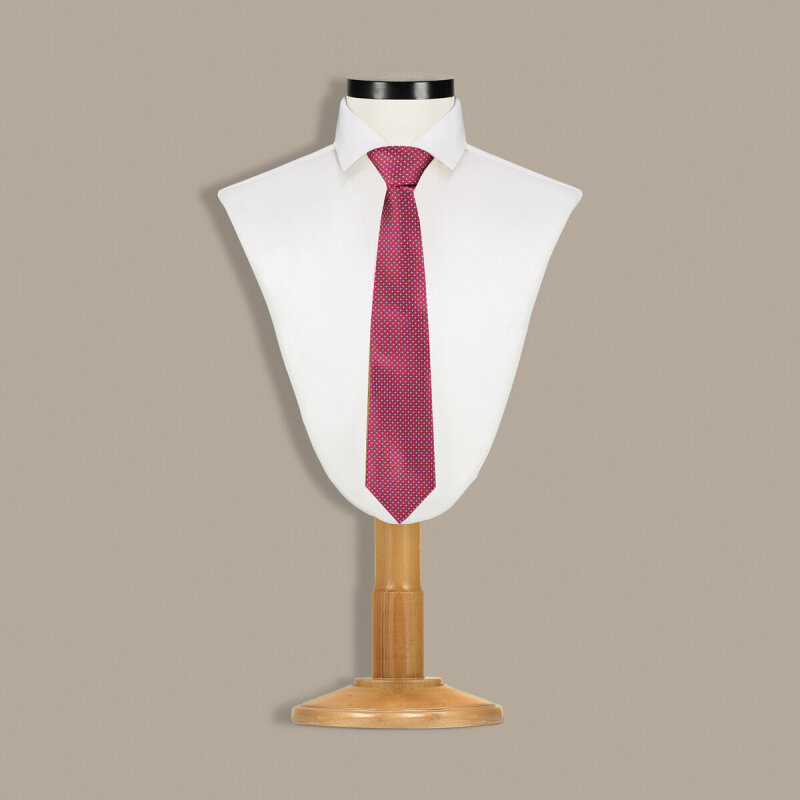 Kırmızı Renk Desenli Kravat C110 - SARAR