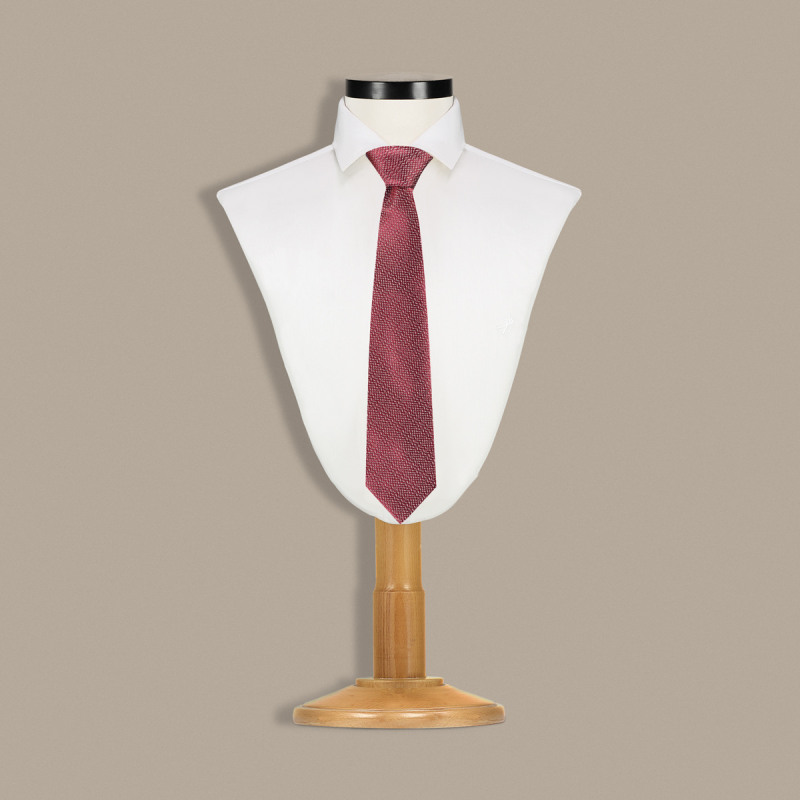 Kırmızı Renk Desenli Kravat C158 - SARAR