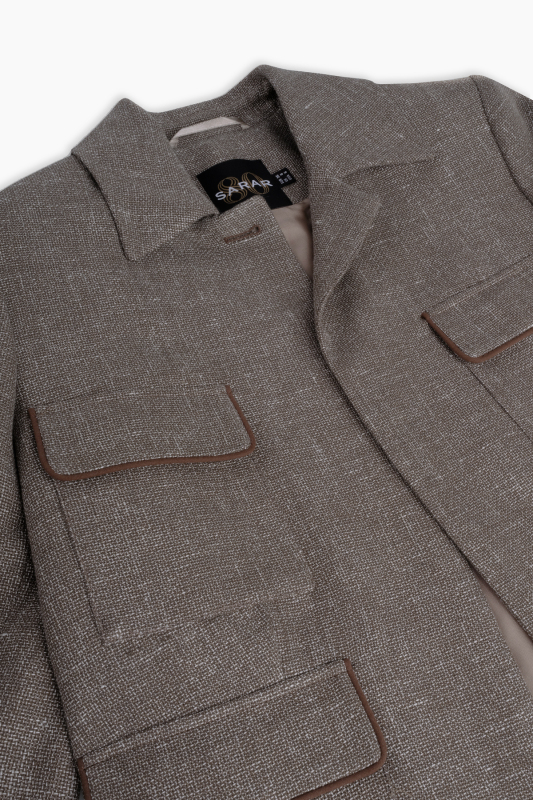 Kishasa Kahverengi Ceket - SARAR WOMAN