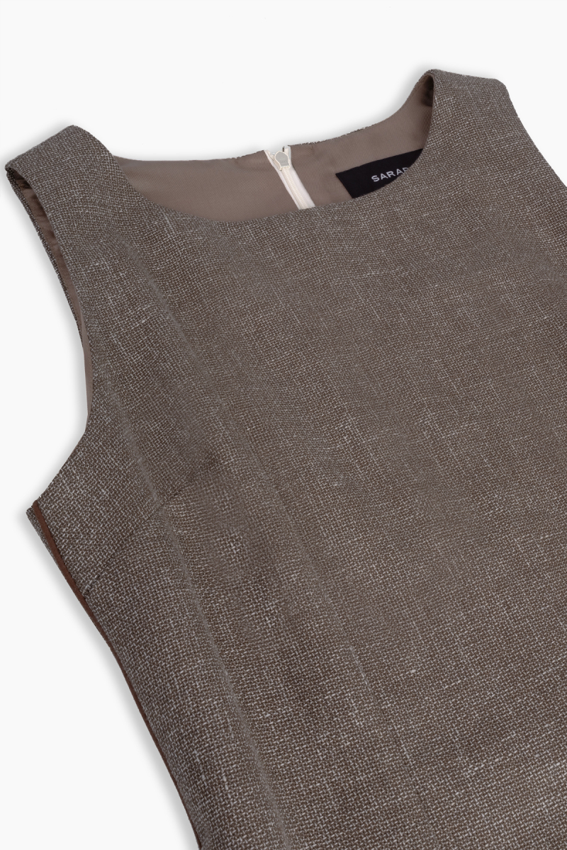 Kishasa Kahverengi Elbise - 4