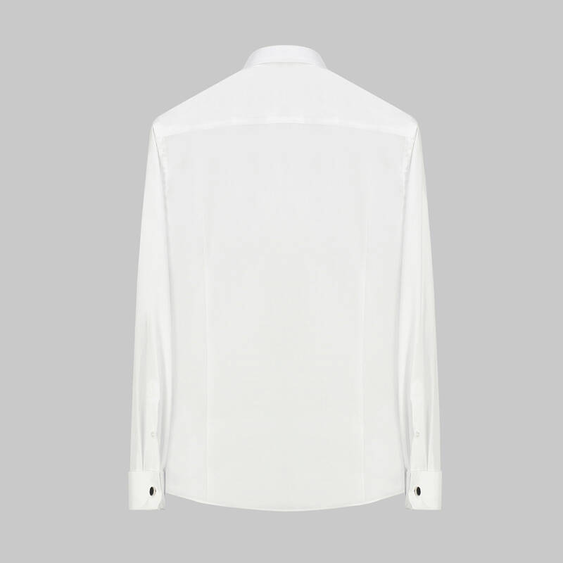 Kol Manşetli Beyaz Gömlek - 2