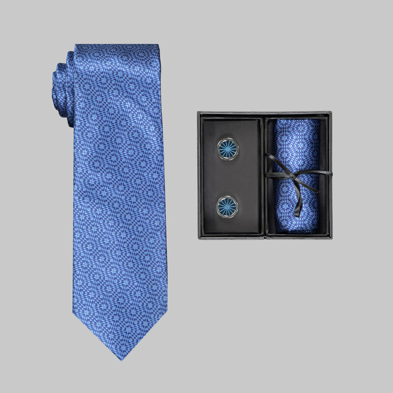 Kravat Mendil Kol Düğmesi - 61 - SARAR