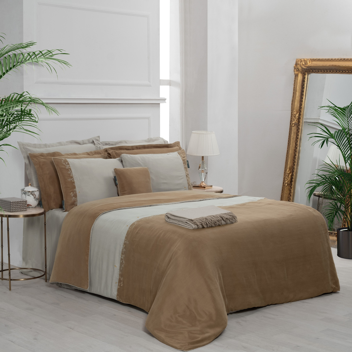 Kronos Cupro King Size Nevresim Takımı - 1