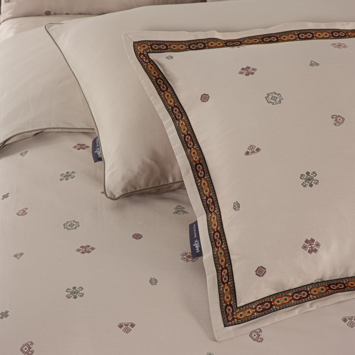 Kutay Pamuk Saten Nevresim Takımı King Size - 5