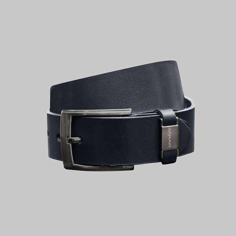 Lacivert Deri Kemer - SARAR