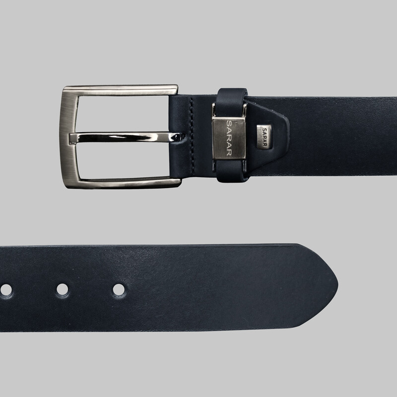 Lacivert Deri Kemer - SARAR