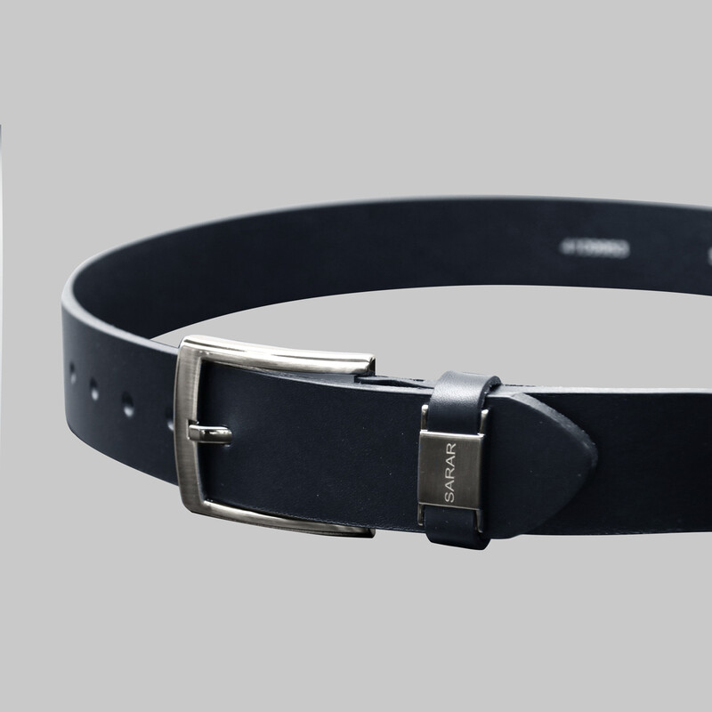 Lacivert Deri Kemer - SARAR