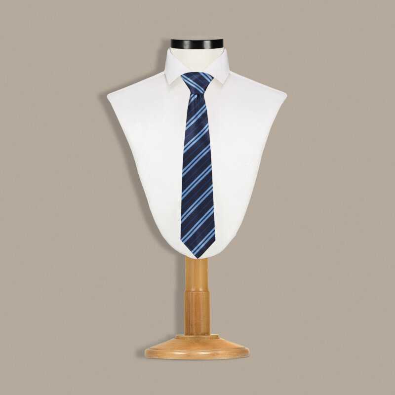 Lacivert Renk Çizgili Kravat C126 