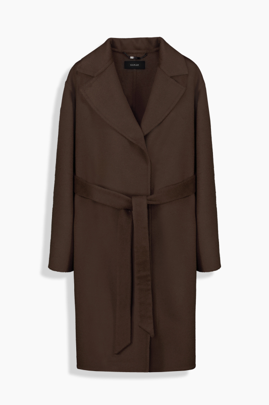 Lartea Regular Fit Kahverengi Palto - SARAR WOMAN