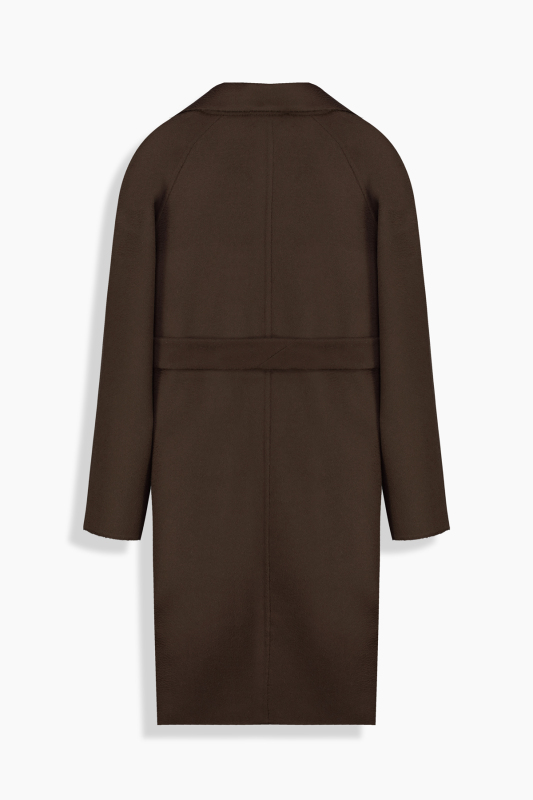 Lartea Regular Fit Kahverengi Palto - SARAR WOMAN