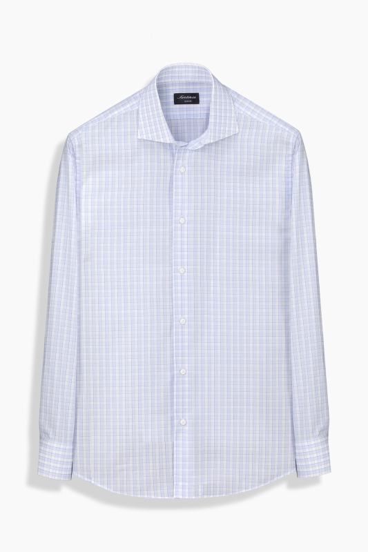 Larvotto Co Uzun Kol Mavi Gömlek - SARTORIA