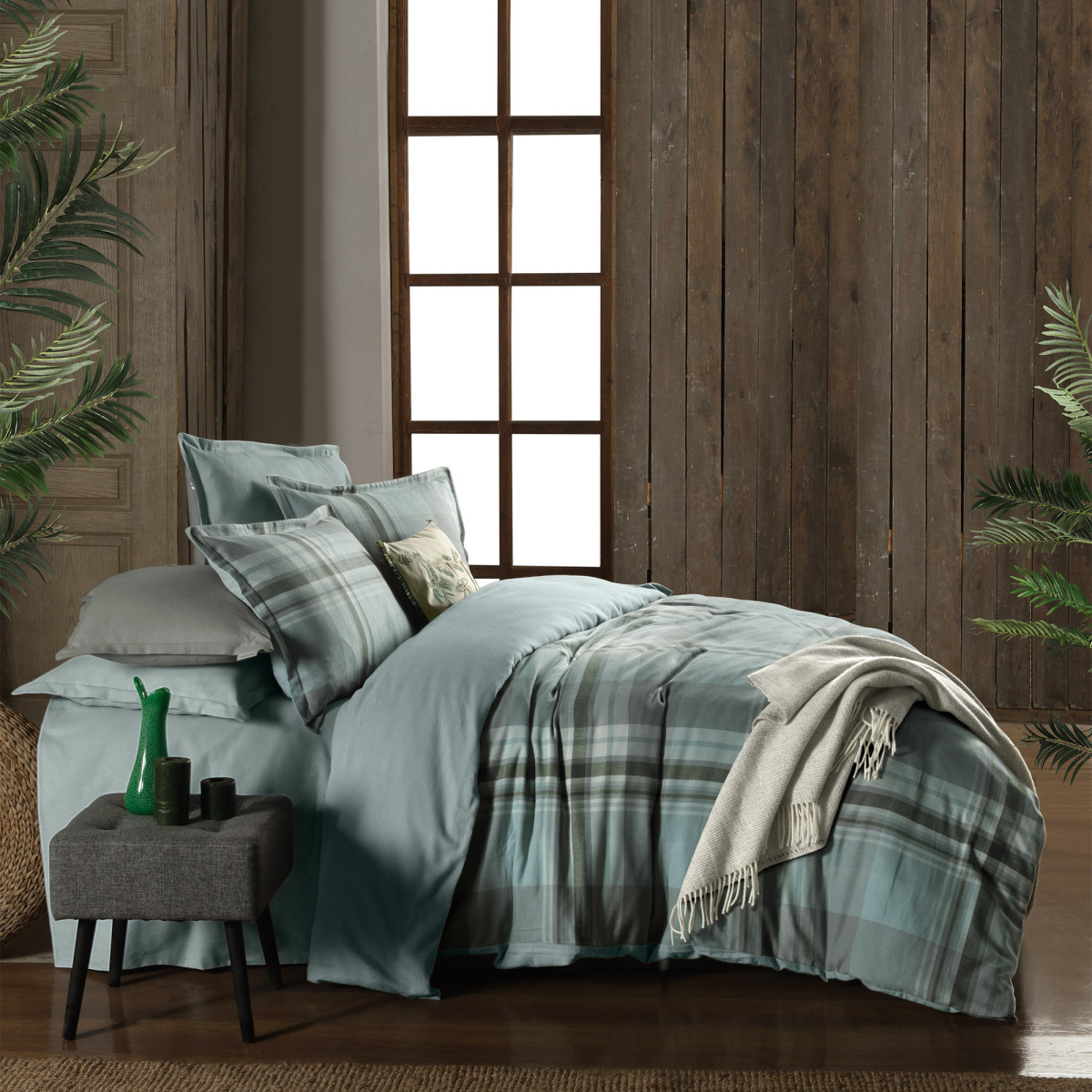Lauder Flanel Nevresim Takımı King Size - 1