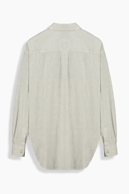 Laura Uzun Kol Açık Haki Gömlek - SARAR WOMAN