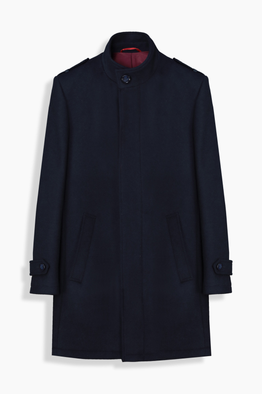 Leander Lacivert Palto 