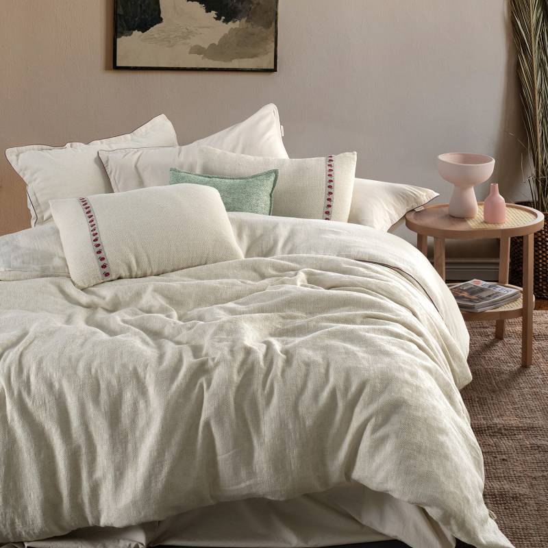 Lena Nevresim Takımı Çift Kişilik Bej - 1