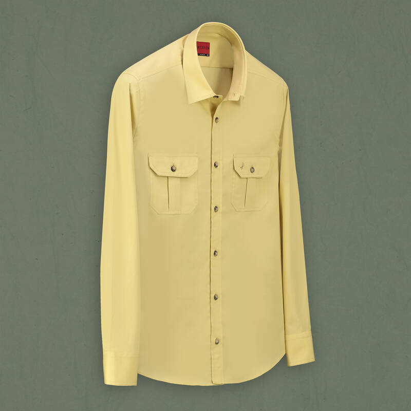 Lena Pamuklu Sarı Gömlek - 1