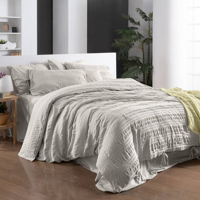 Leon Nevresim Takımı Çift Kişilik Bej - 2