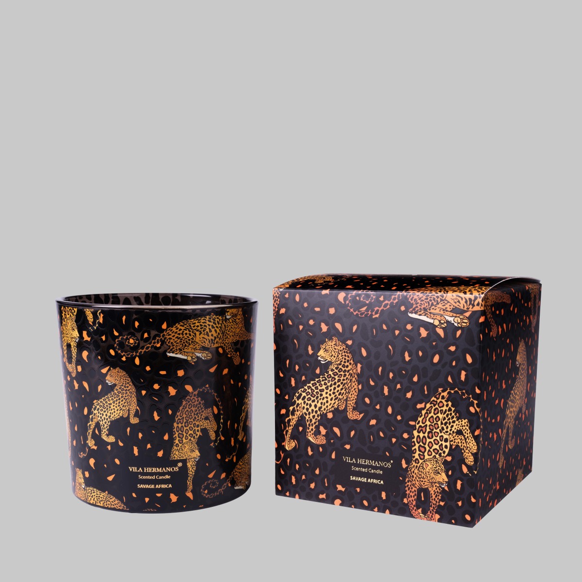 Leopard Savage Africa Candle 650gr - 1