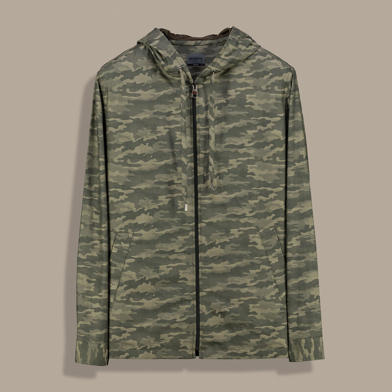 Leus Uzun Kol Yeşil Desenli Gömlek 