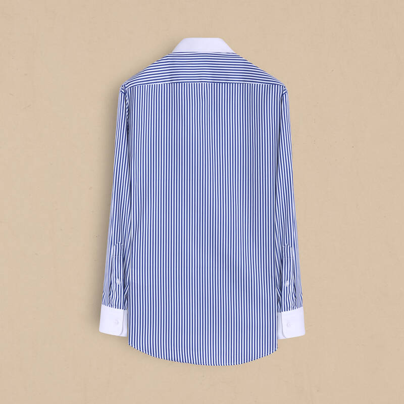 Lidya Çizgili Lacivert Kadın Gömlek - 2