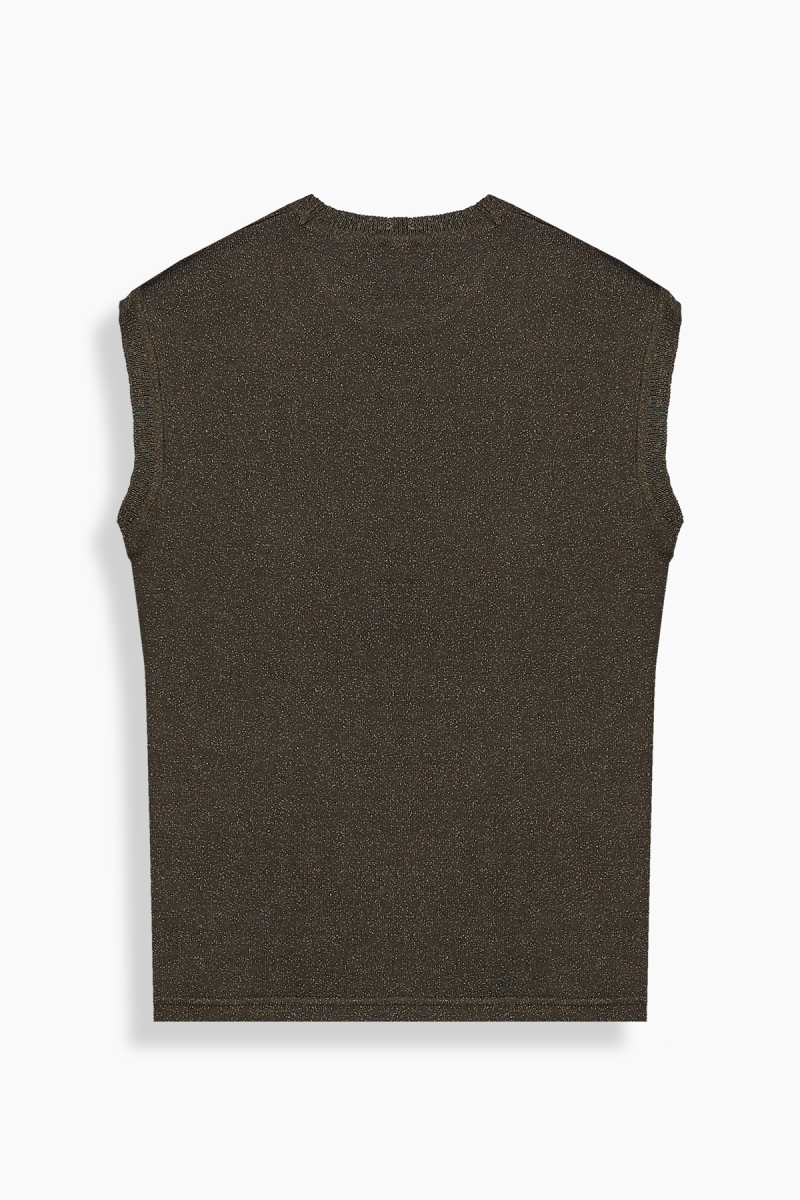 Lina Simli Haki Triko Bluz - 2