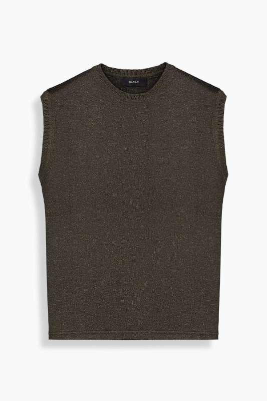 Lina Simli Haki Triko Bluz - SARAR WOMAN