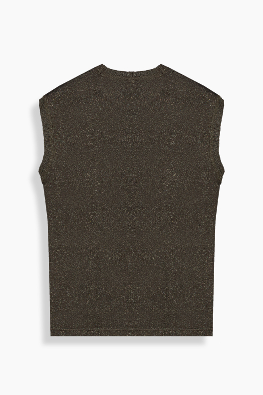 Lina Simli Haki Triko Bluz - SARAR WOMAN