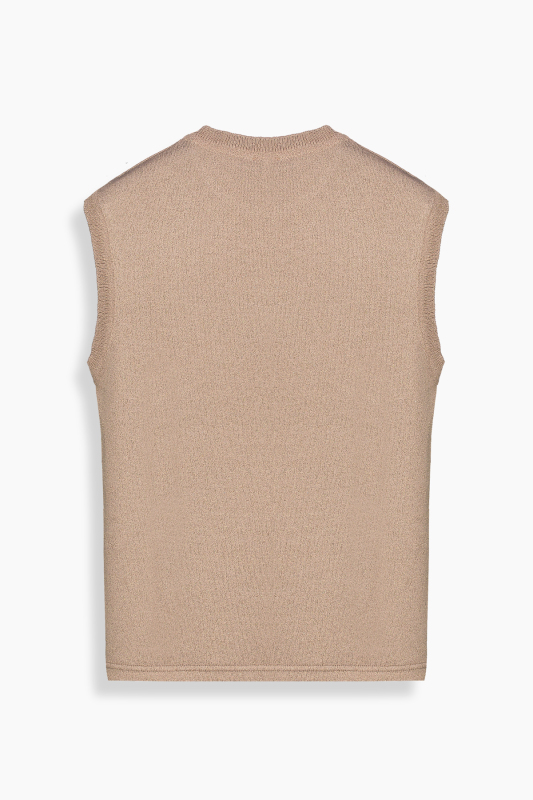 Lina Simli Açık Pembe Triko Bluz - SARAR WOMAN