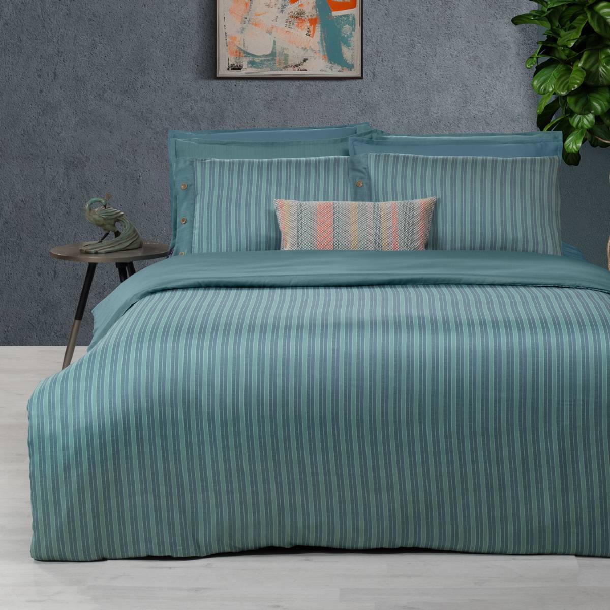 Lodi Tencel Nevresim Takımı King Size Yeşil - 1