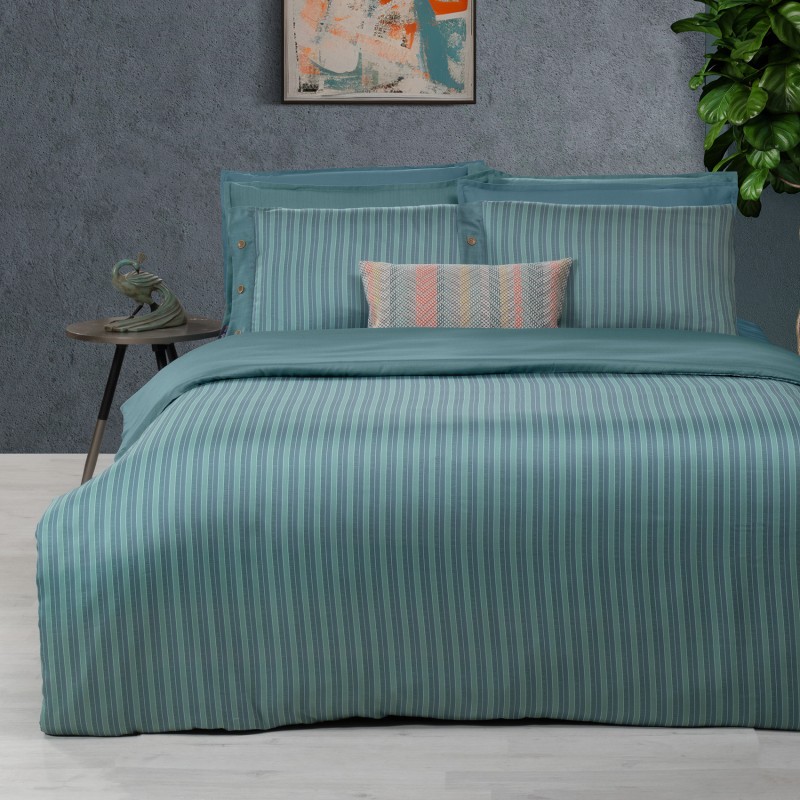 Lodi Tencel Nevresim Takımı King Size Yeşil - SAREV