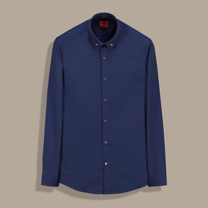 Lombardi Uzun Kol Soho Lacivert Gömlek - INTERVIEW