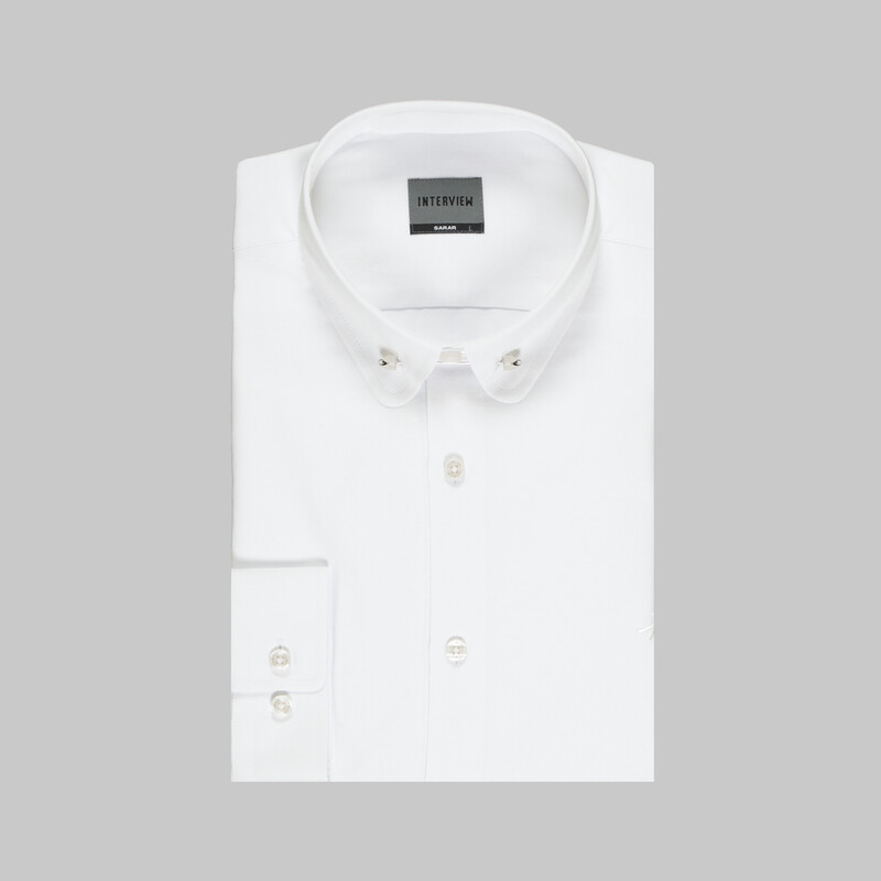 Lombardi Soho Erkek Beyaz Gömlek - INTERVIEW