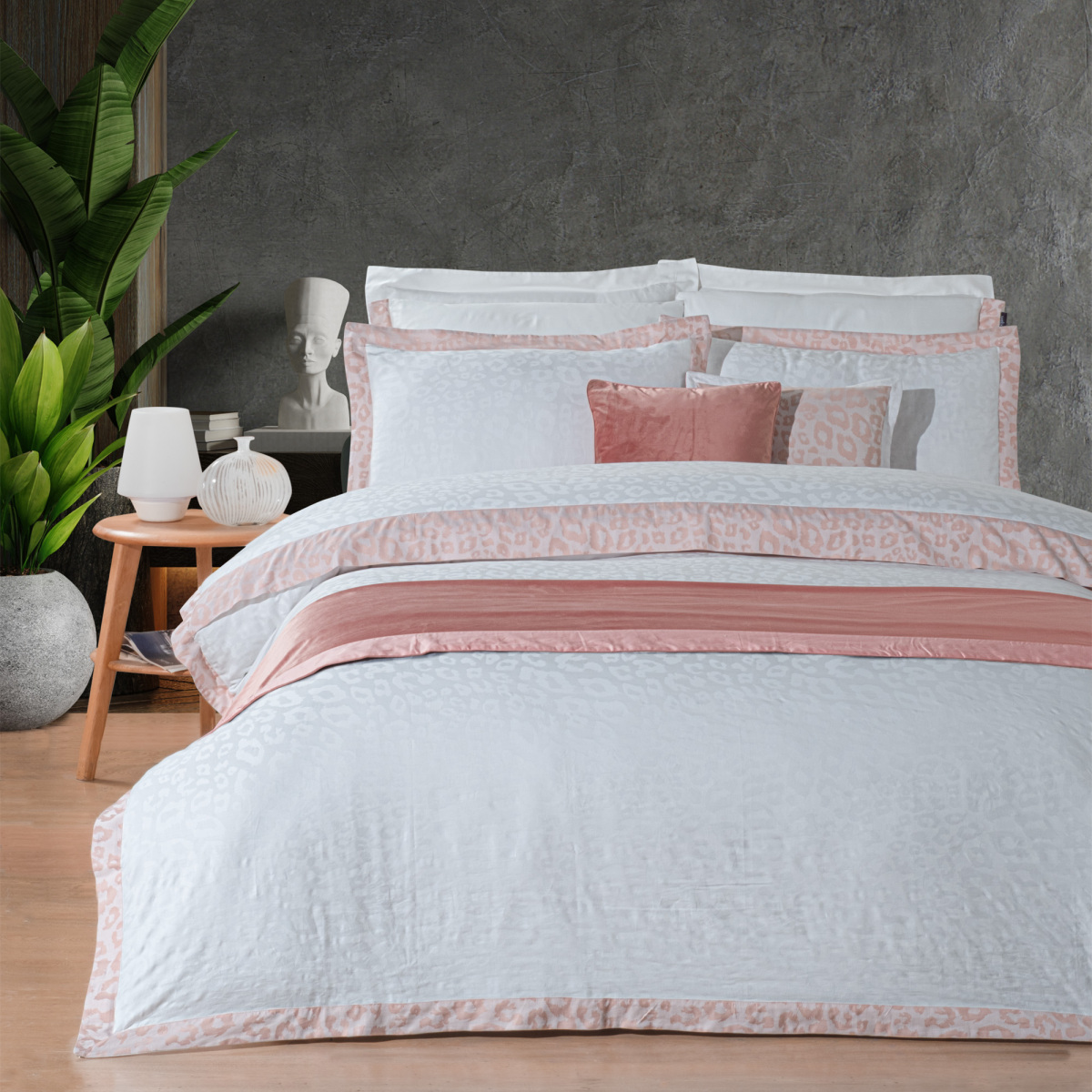 Lopez Pamuk Saten Nevresim Takımı King Size - 3