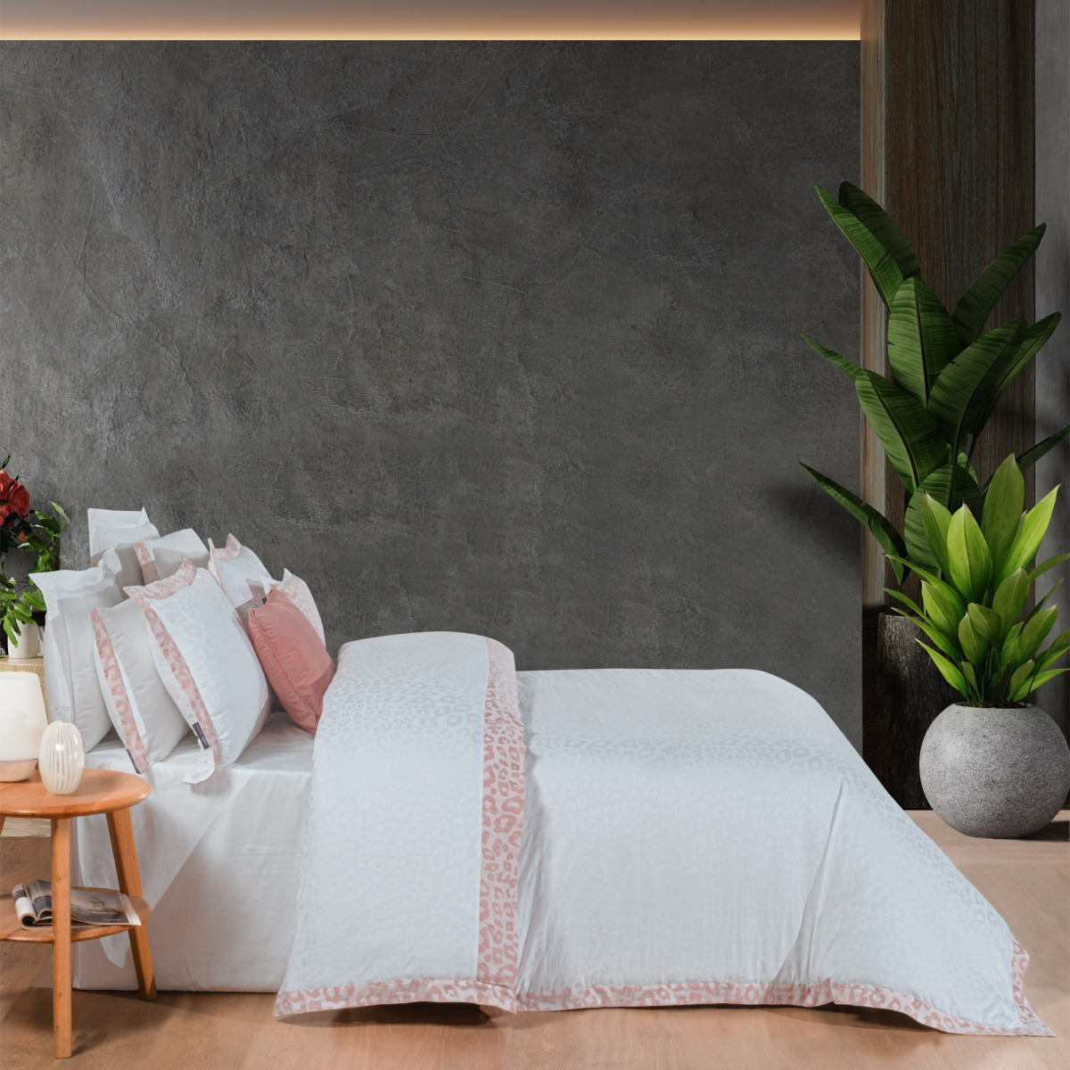 Lopez Pamuk Saten Nevresim Takımı King Size - 2