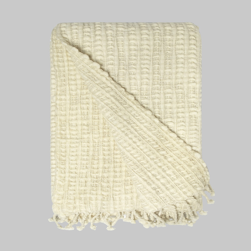 Luciano Ekru Throw 