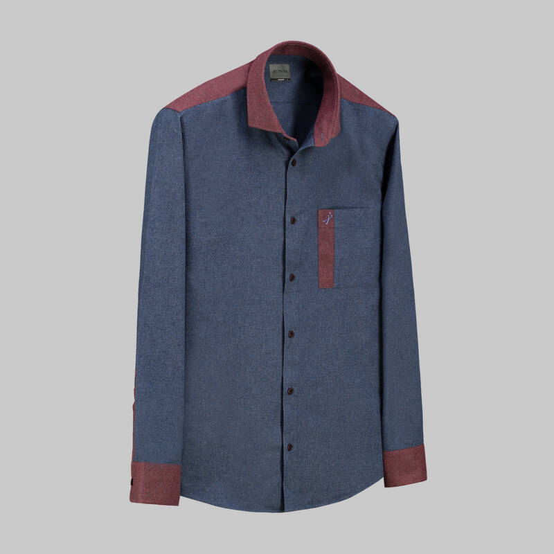 Lucie İndigo Mavi Soho Gömlek - 1