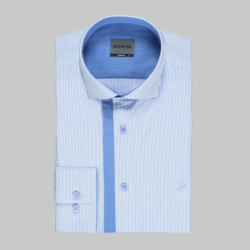 Lucie Uzun Kol Soho Mavi Gömlek - 3