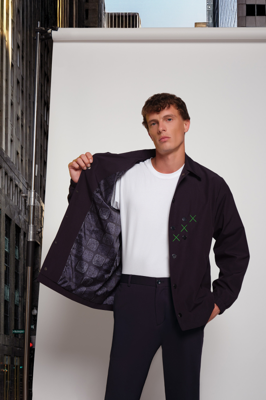 Luga Tasarım Lacivert Slim Fit Pantolon - SARAR