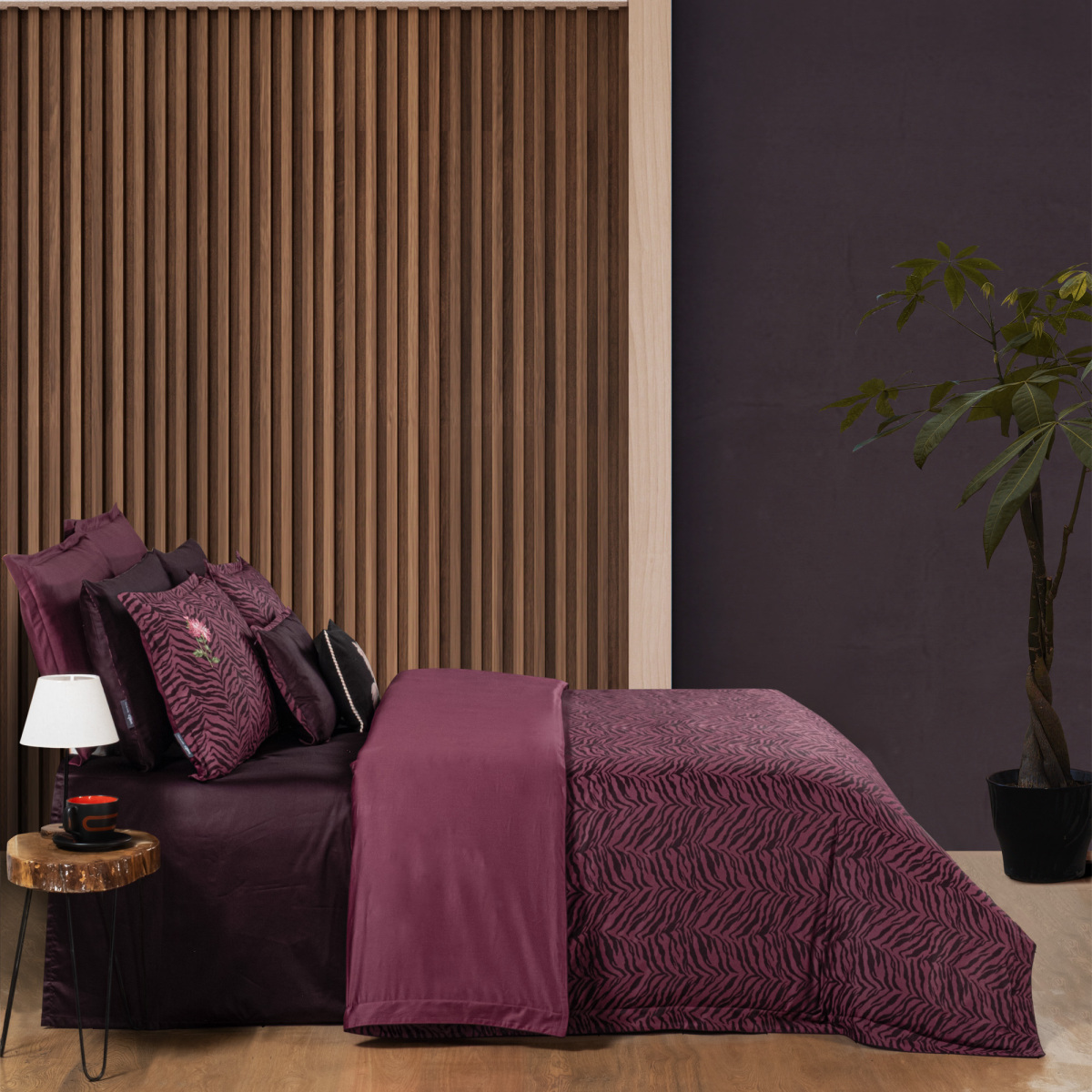 Luinda Pamuk Saten Nevresim Takımı Çift Kişilik - 3