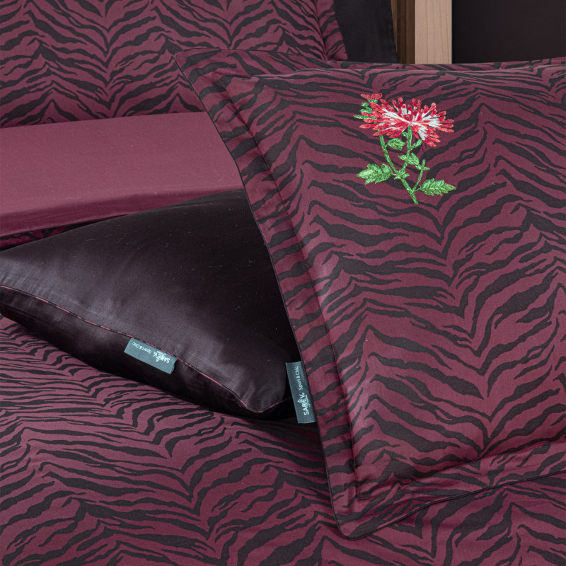 Luinda Pamuk Saten Nevresim Takımı Çift Kişilik - SAREV