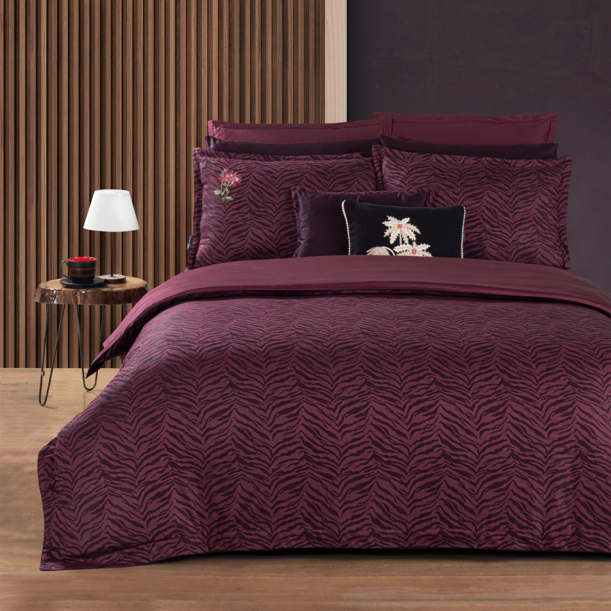 Luinda Pamuk Saten Nevresim Takımı King Size - 2