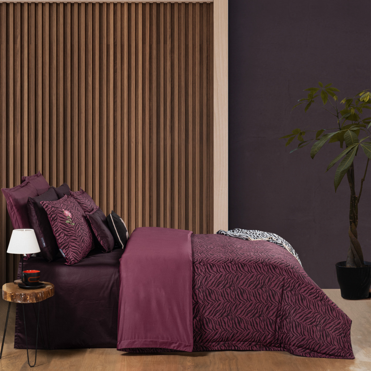 Luinda Pamuk Saten Nevresim Takımı King Size - 4