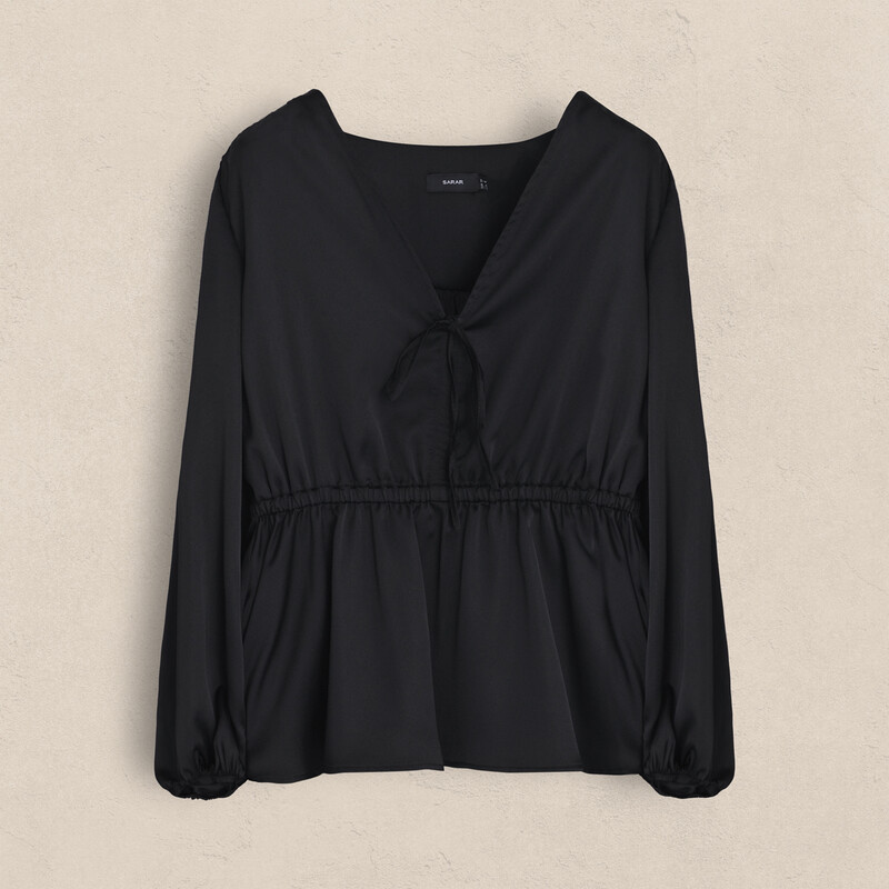 Lydia Siyah Bluz - SARAR WOMAN