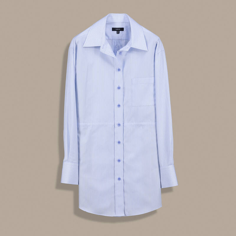 Macon Mavi Uzun Kol Gömlek - 3