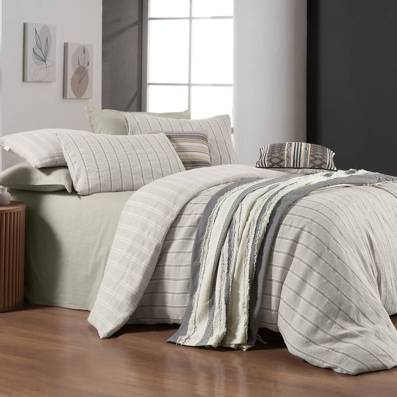 Madrid Çift Kişilik Bej Nevresim Takımı - 3